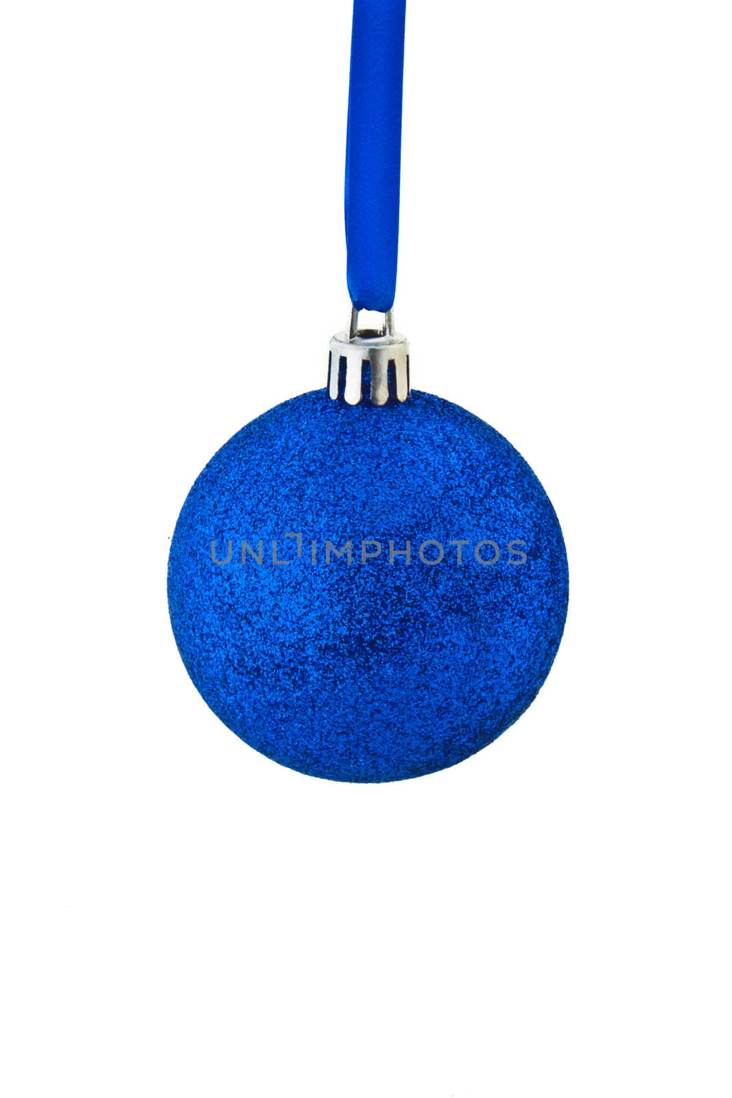 Photo the New Year's ball for a fur-tree ornament