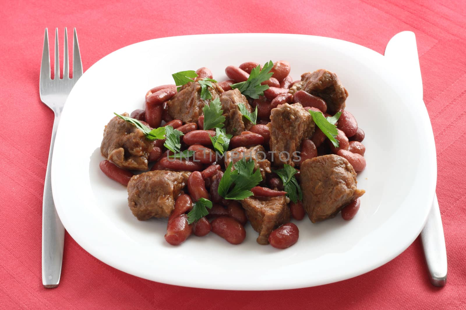 beans with meat