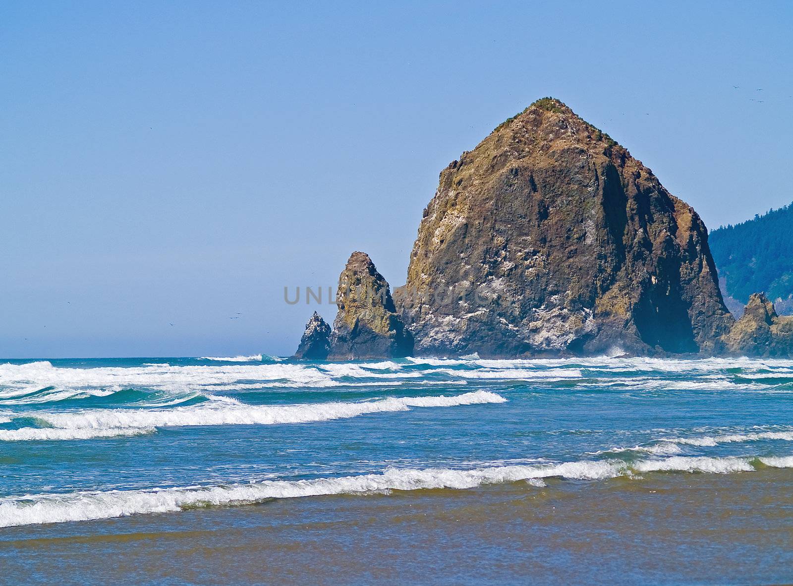 Rugged Rocky Beach on the Oregon Coast featuring Haystack Rock