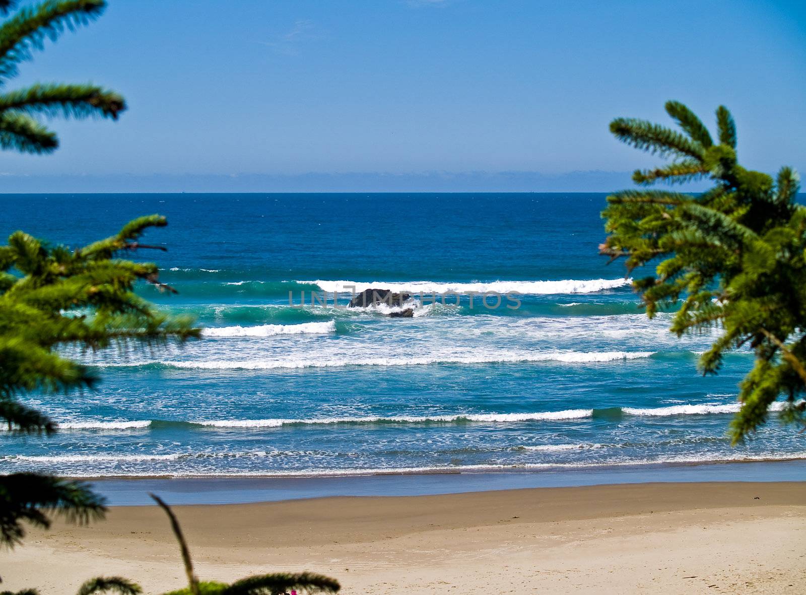 Rugged Rocky Beach on the Oregon Coast Overlook