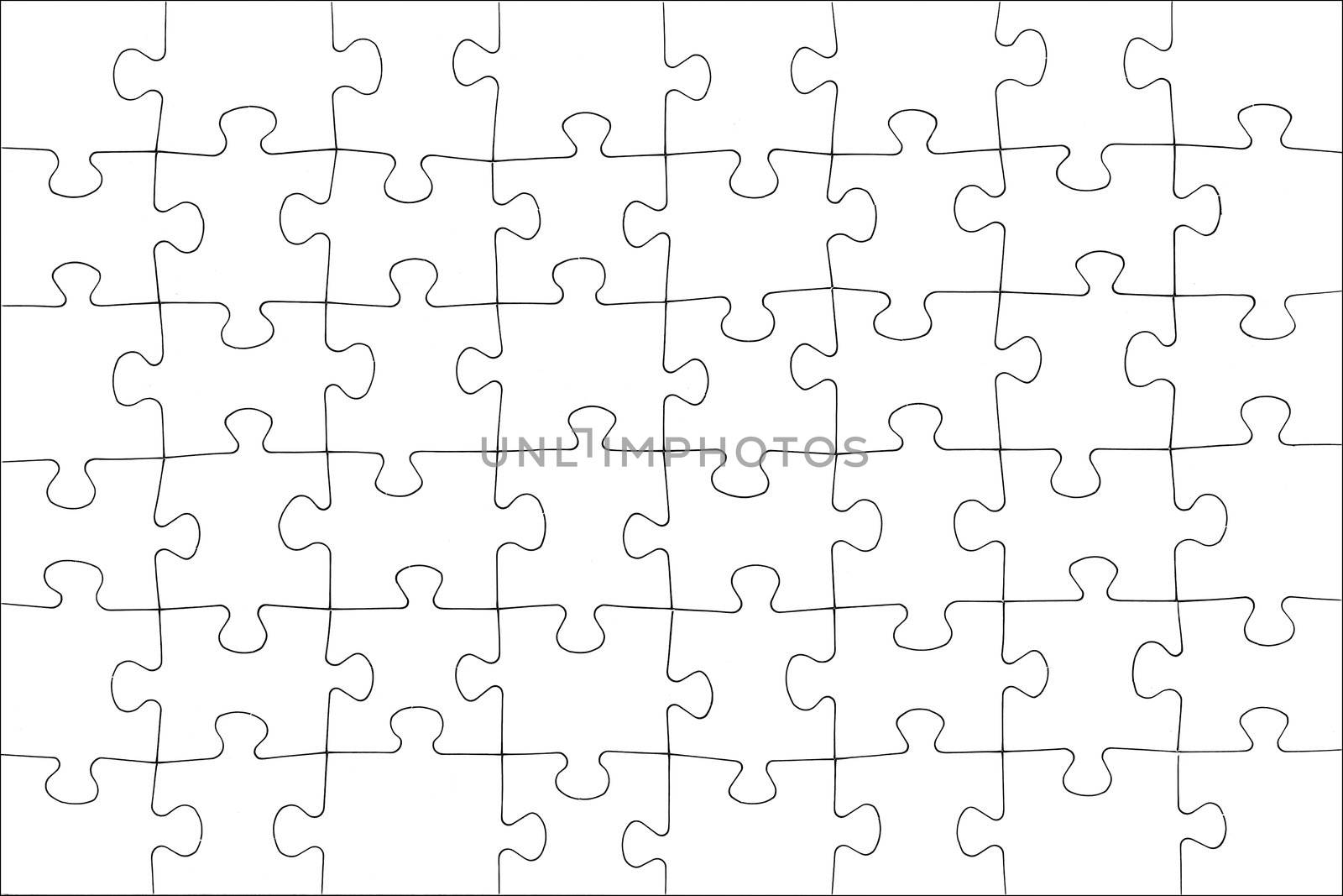 Blank white puzzle texture.