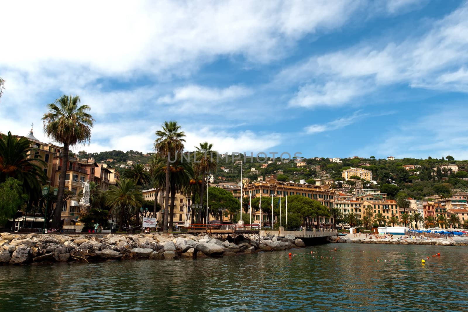 Santa Margherita Ligure,a beautiful city on the Mediterranean coast