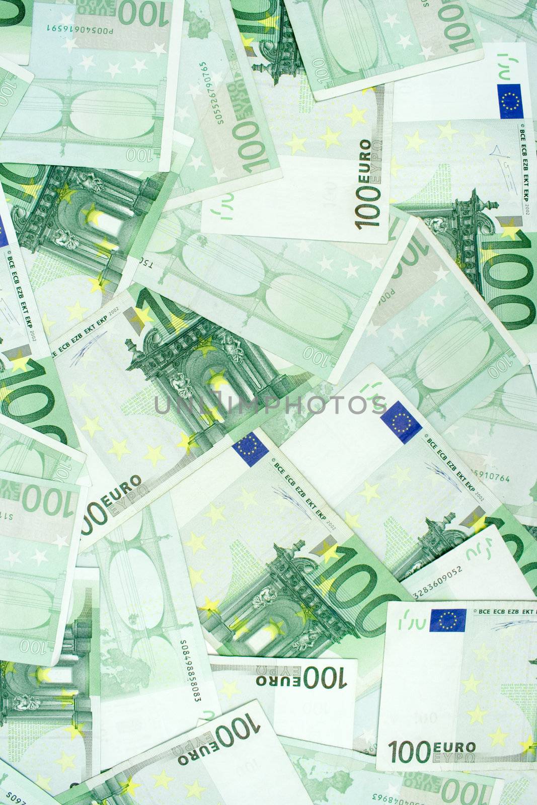 One Hundred Euro Banknotes by winterling
