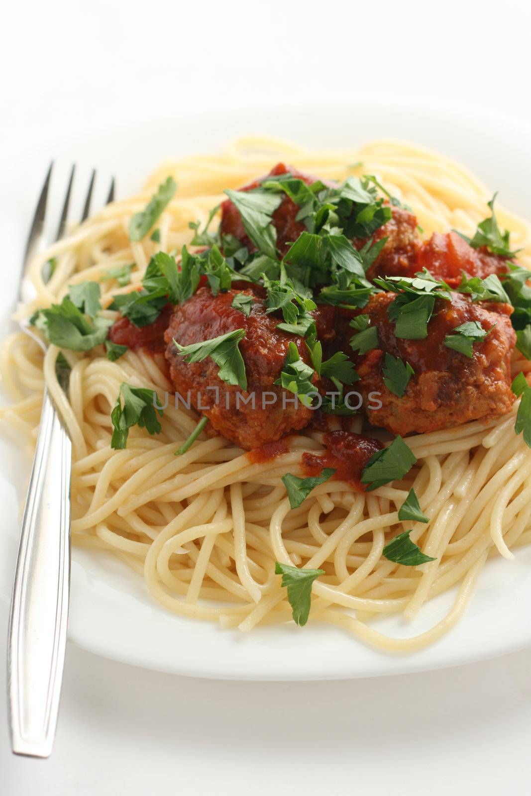 spaghetti with meatballs