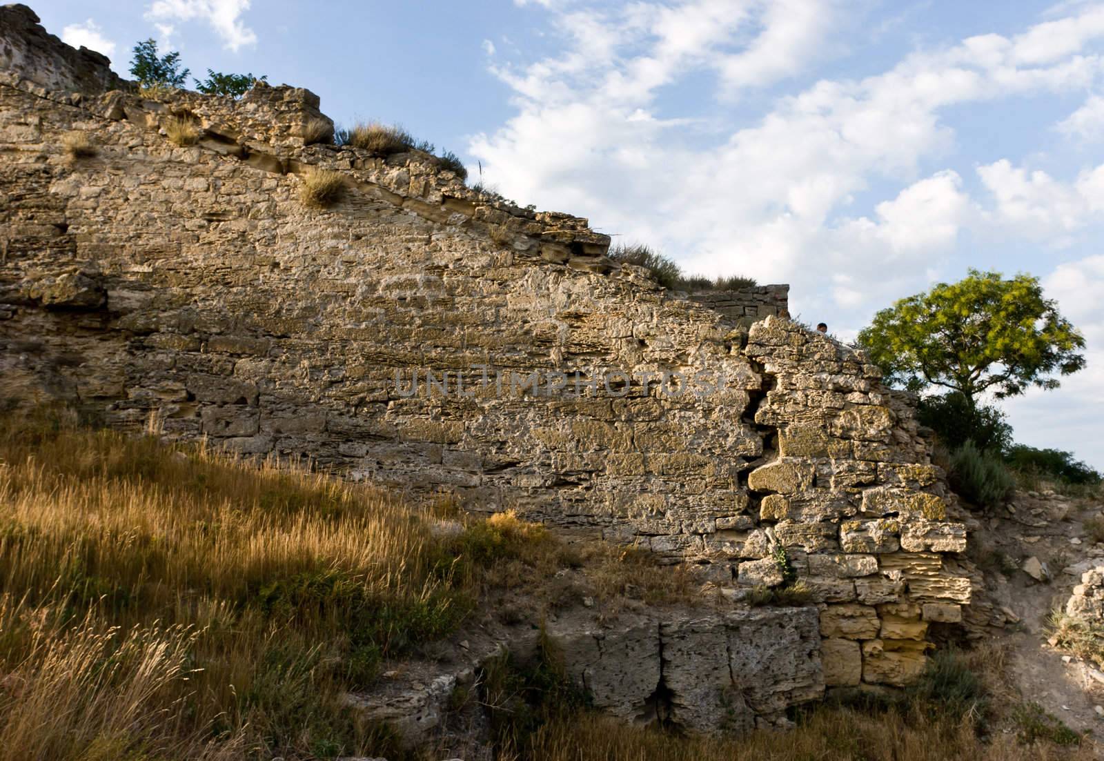  ruins of fortress by agg