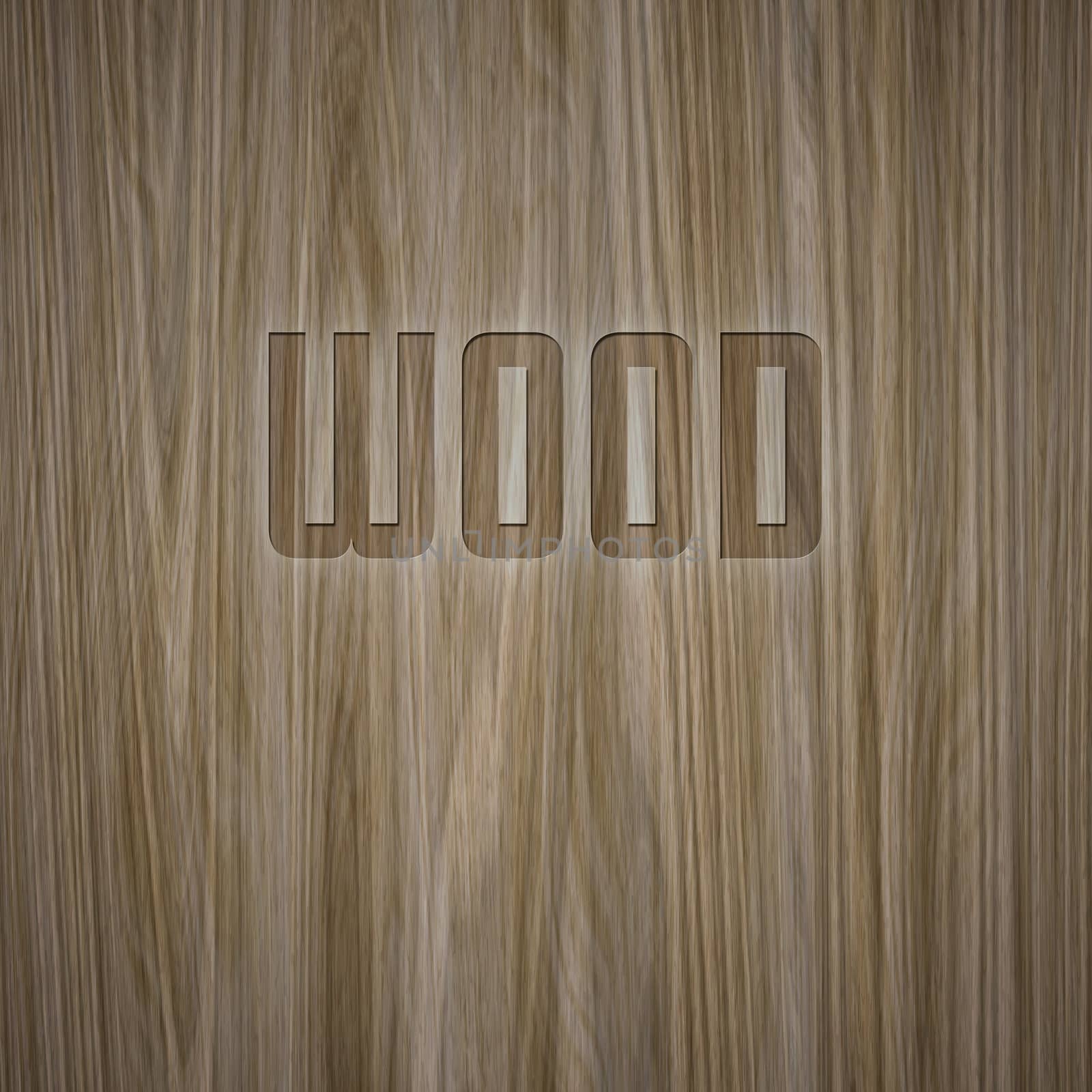 A beautiful wooden background with the word wood