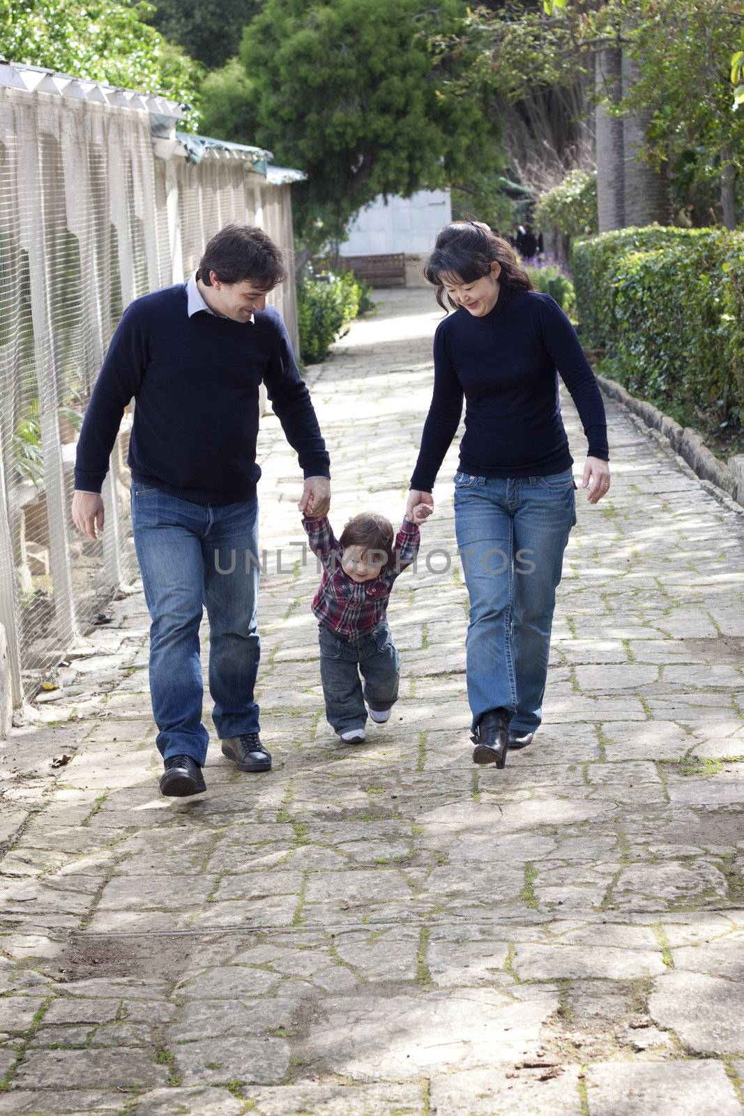 Mixed race asian caucasian family by annems