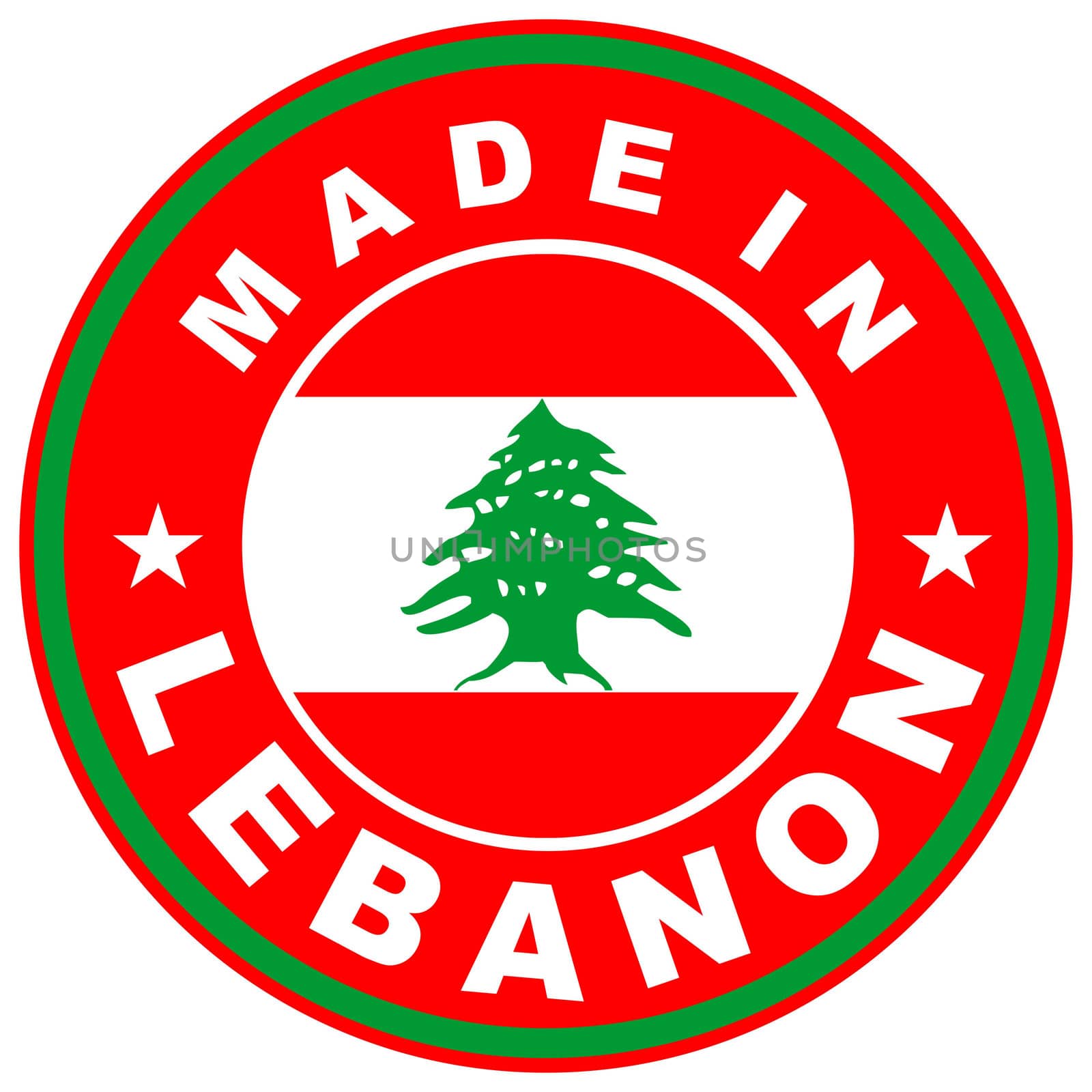 very big size made in lebanon country label