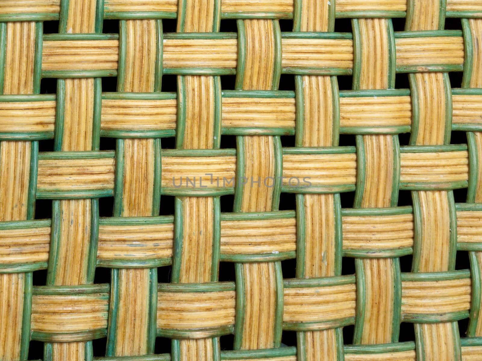 Weave handmade from rattan, asian handicraft background 
