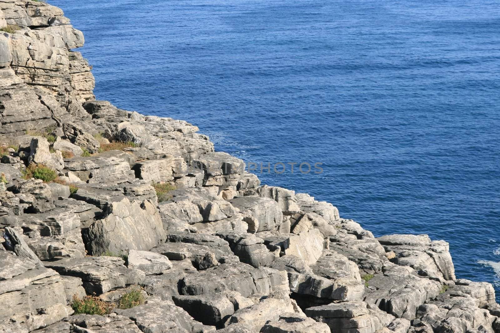 View on rocks and ocean by nataliamylova