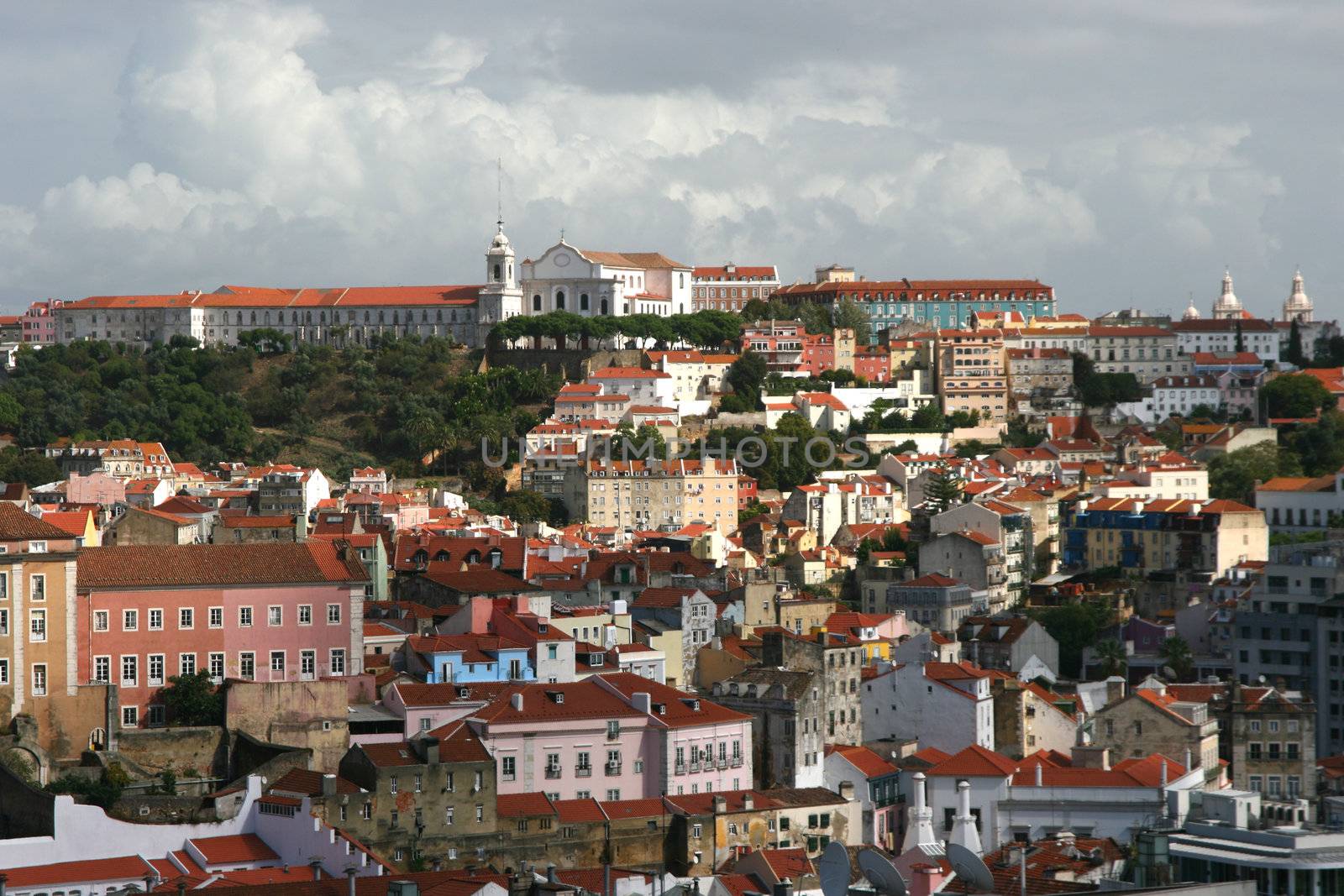 view on city Lisbon