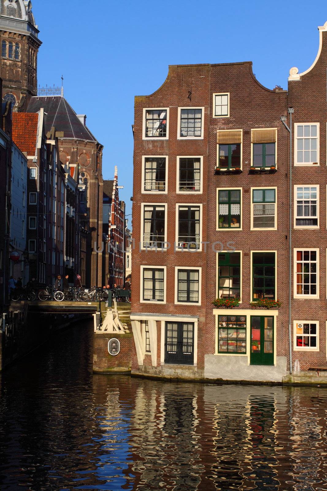 House architecture in Amsterdam 