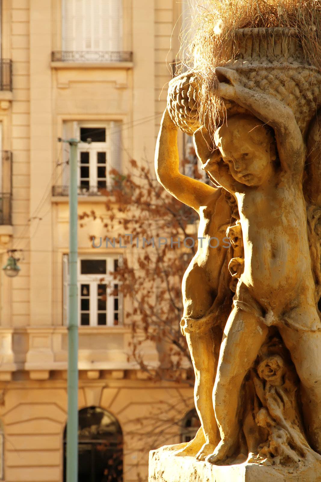 Statue in Recoleta, Buenos Aires, Argentina, South America.