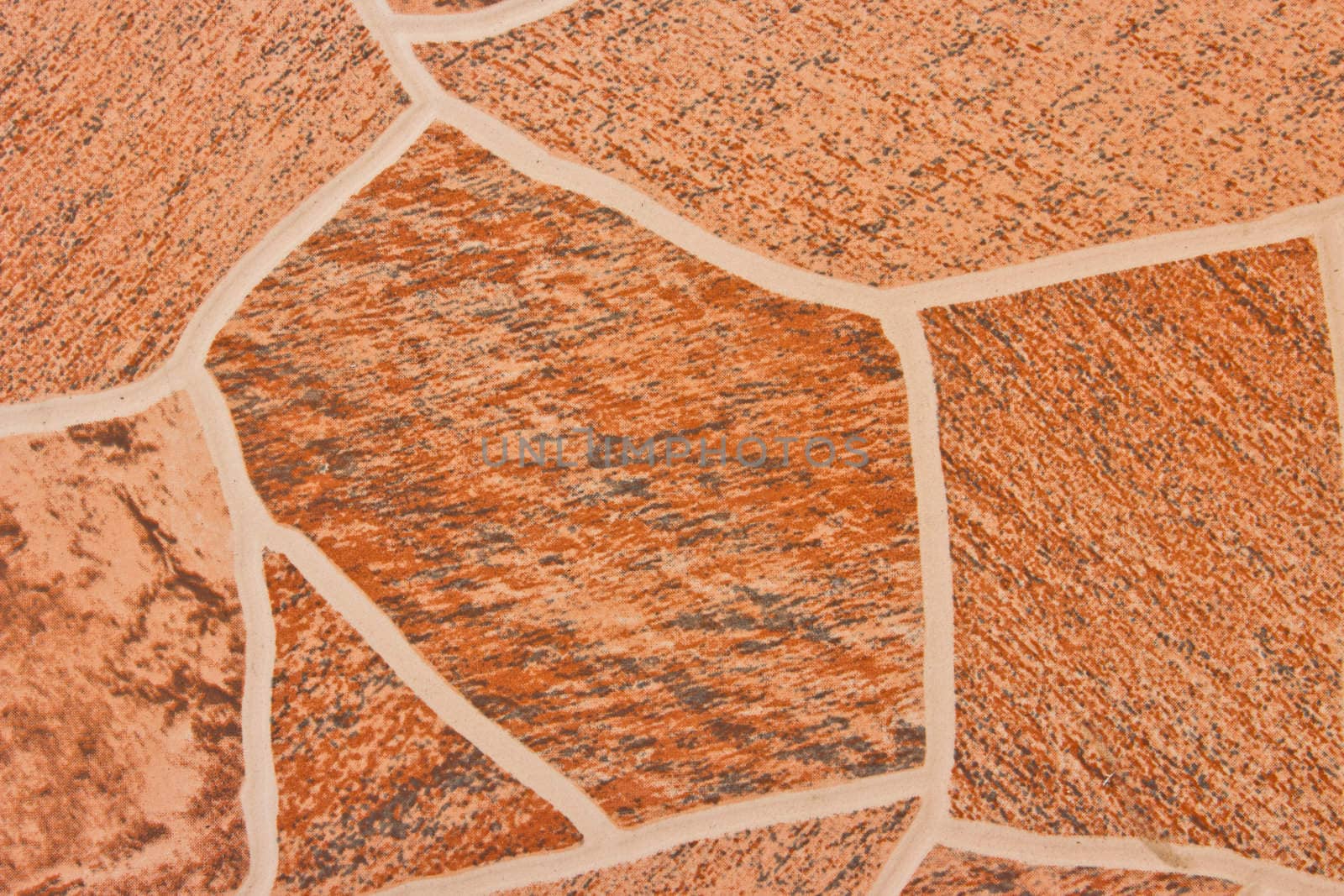 Brown patterned tiles.
 With a beautiful patterns.