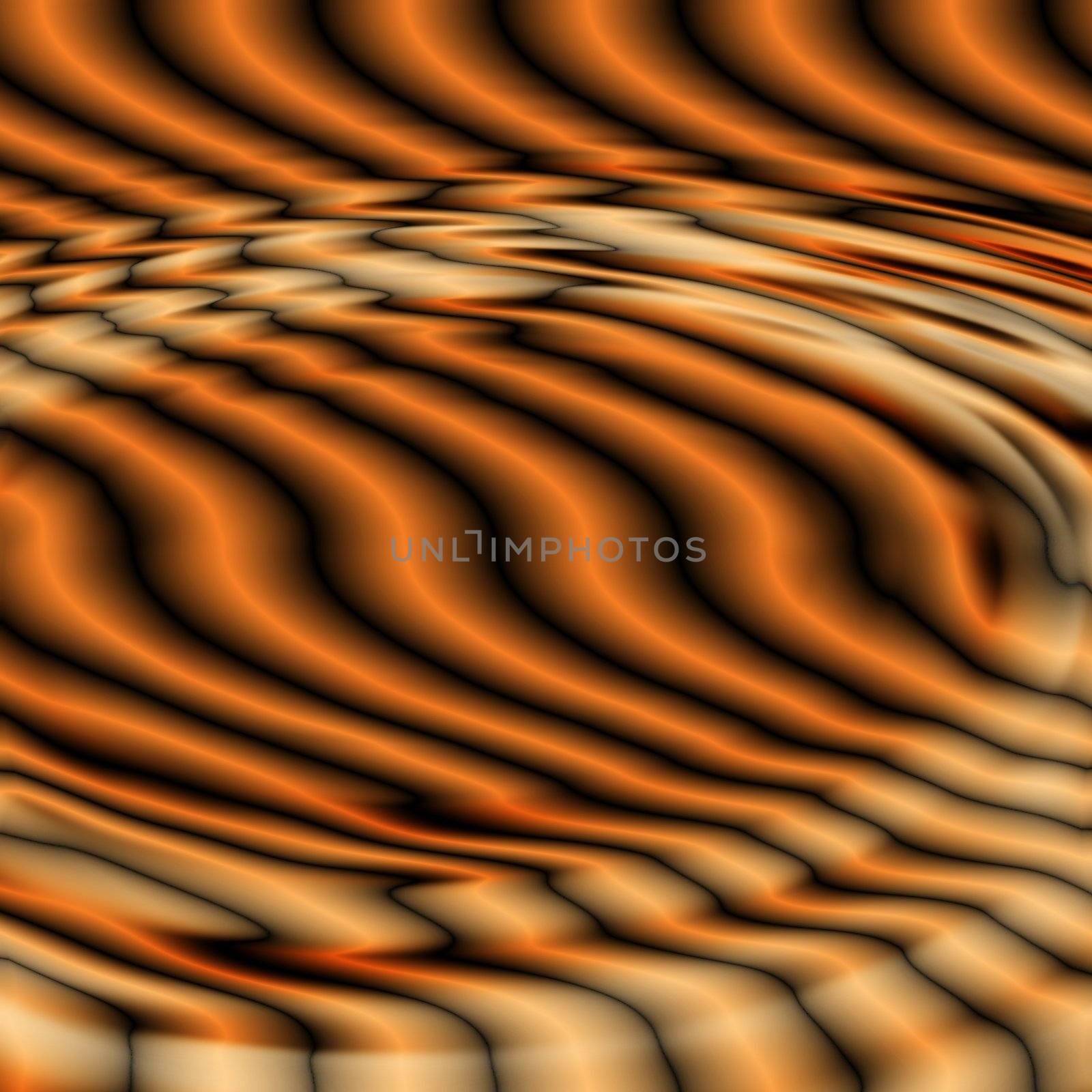  black and orange ripples background