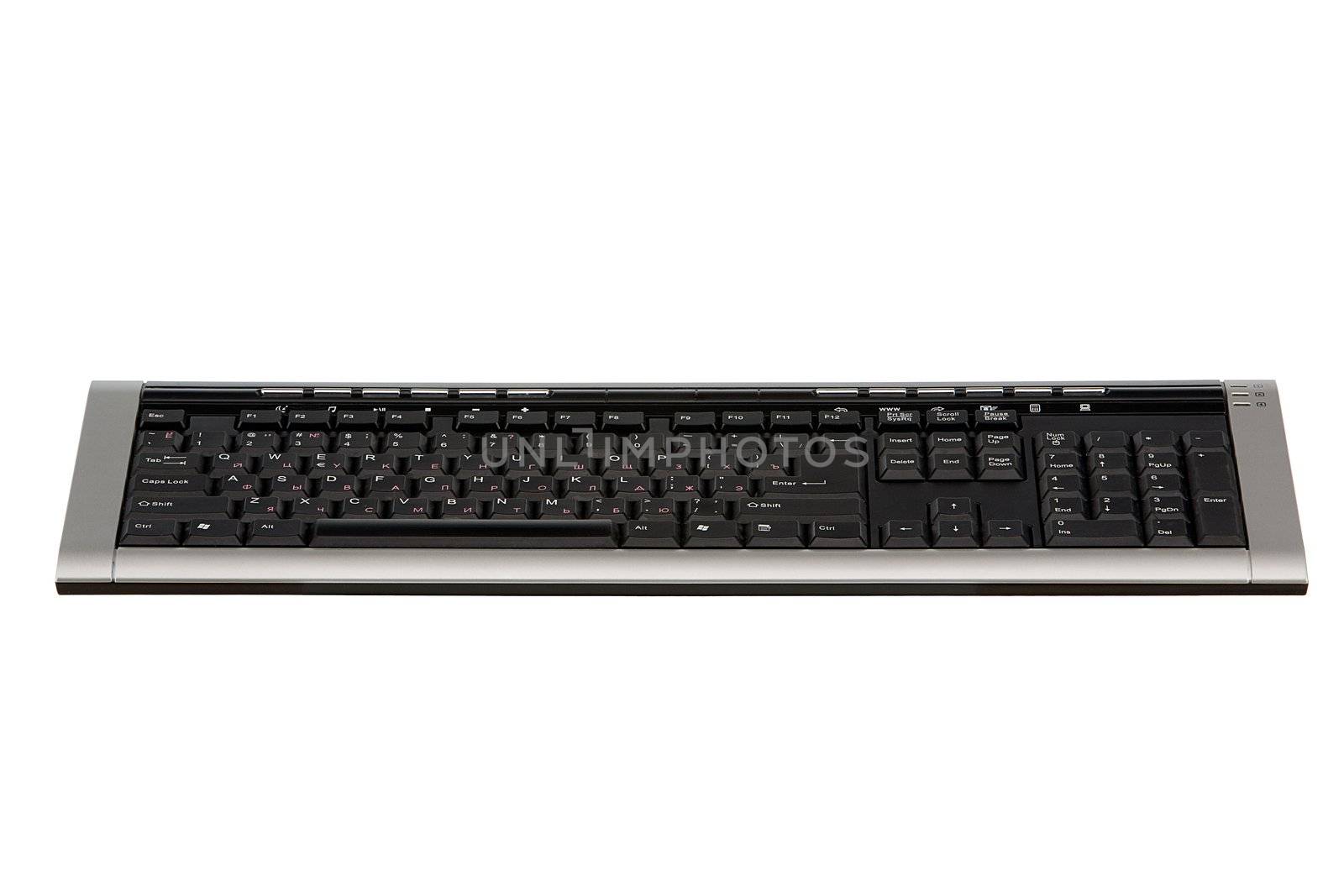 Keyboard with black buttons by Gravicapa