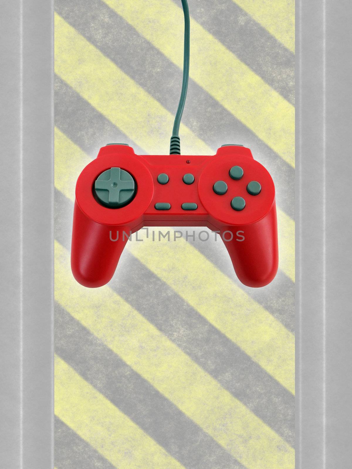 game controller w clipping path  by graficallyminded