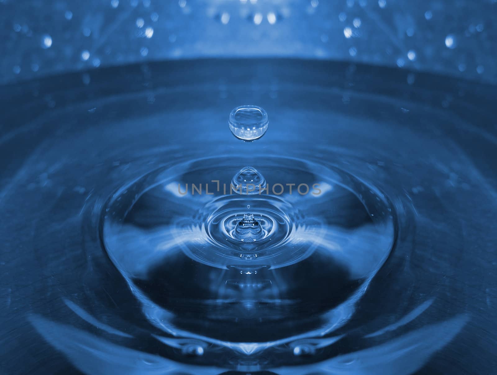 close shot of water drops 