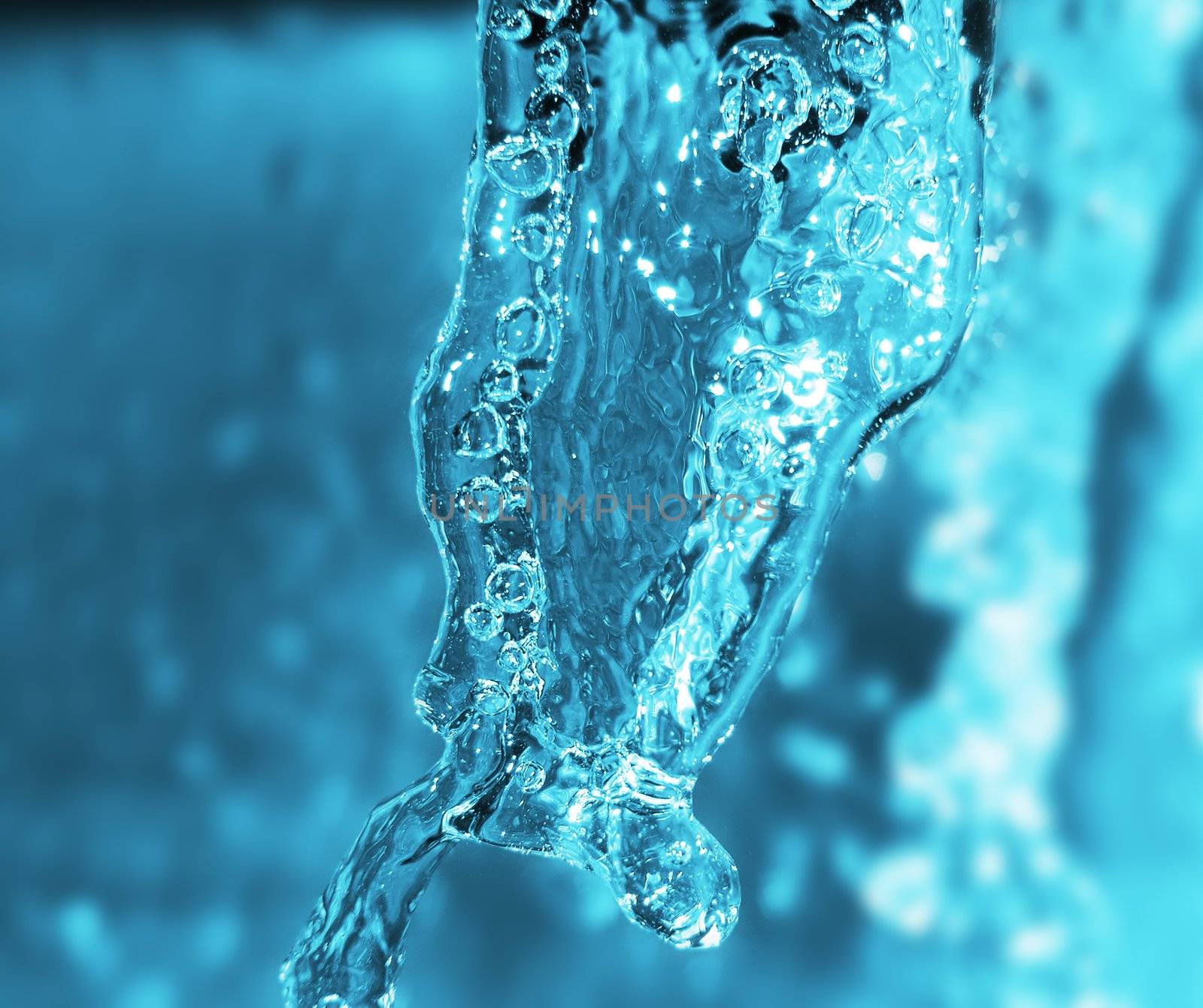 Abstract water splash