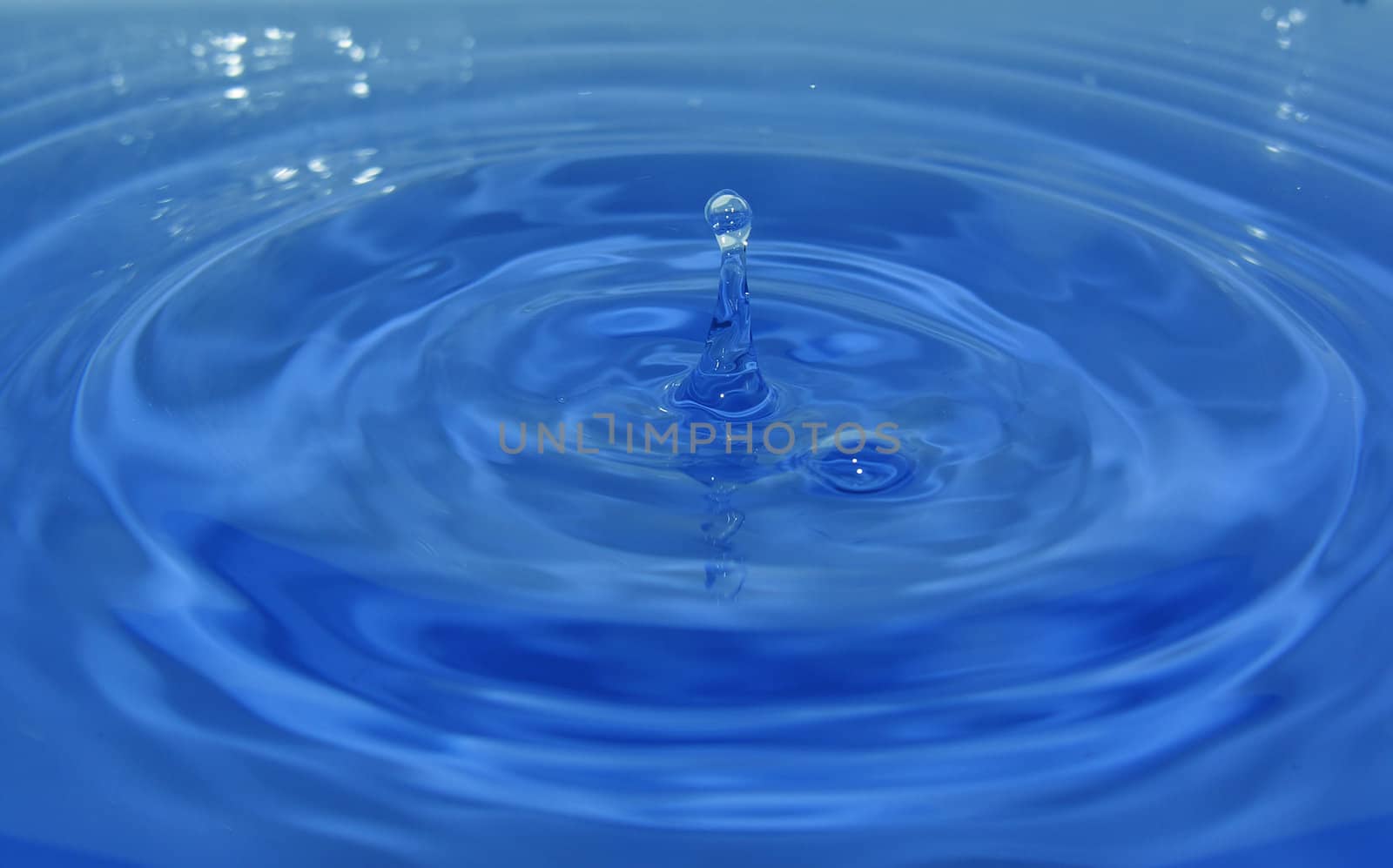 close shot of water drops  