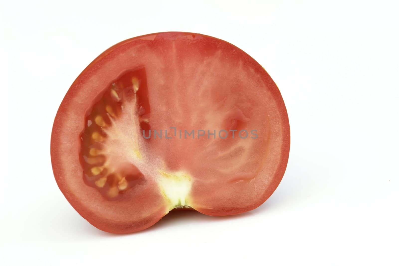 tomatoes on the white background 