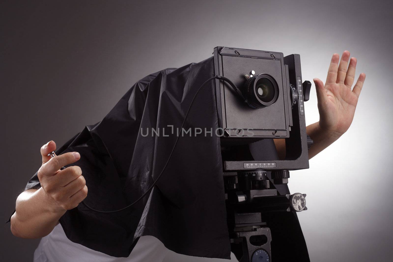 stock image of the large  format cemera