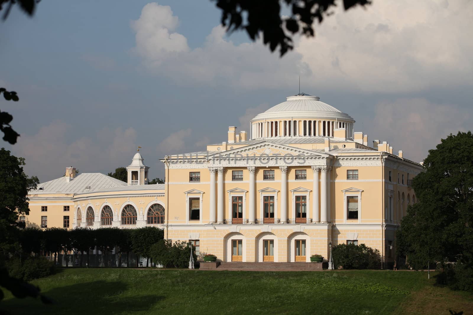 The palace on the river bank.