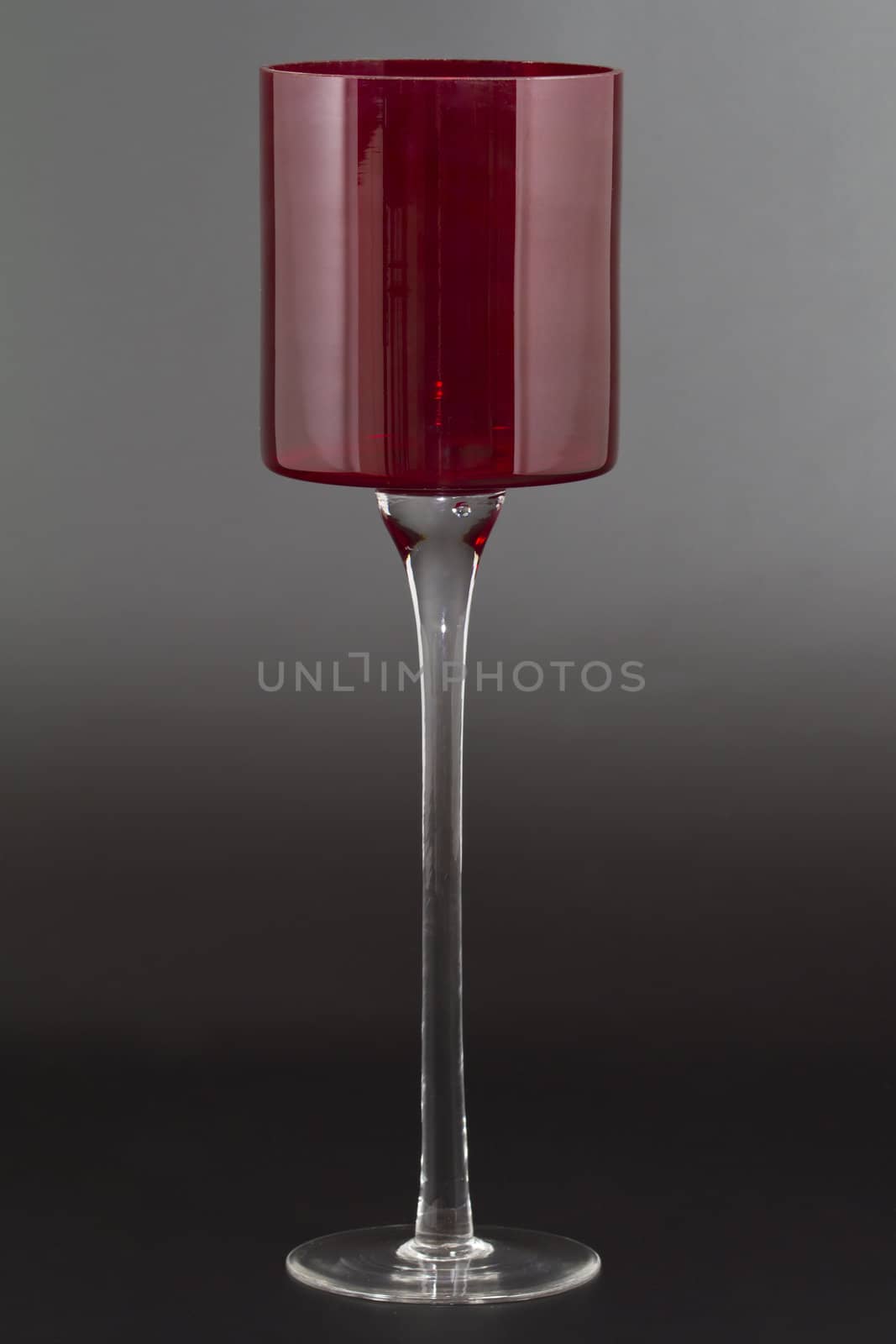 Red Liquer Glass isolated on black background