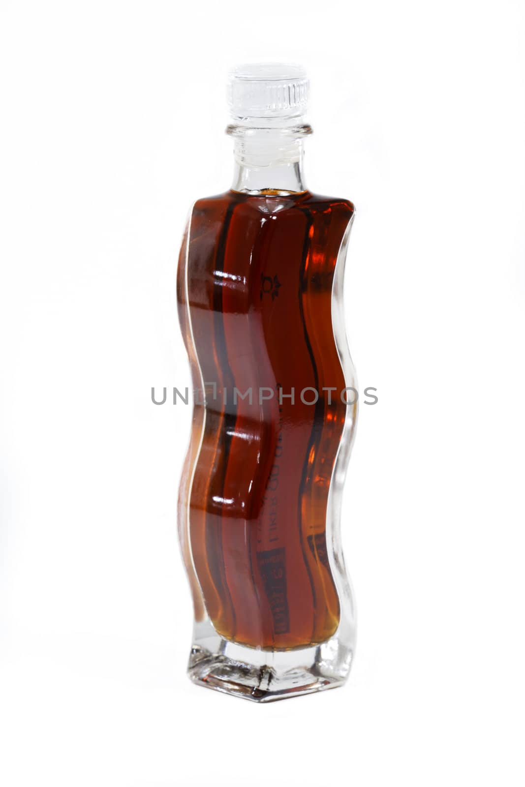 Liquor Bottle isolated on white background