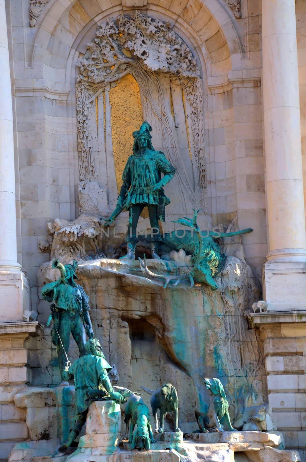 statue in budapest, hungary