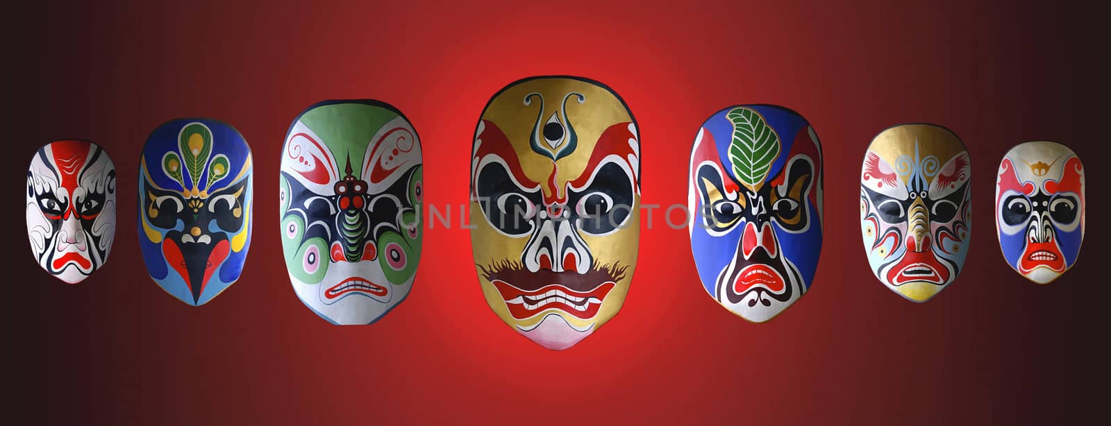 mask of chinese opera by jackq