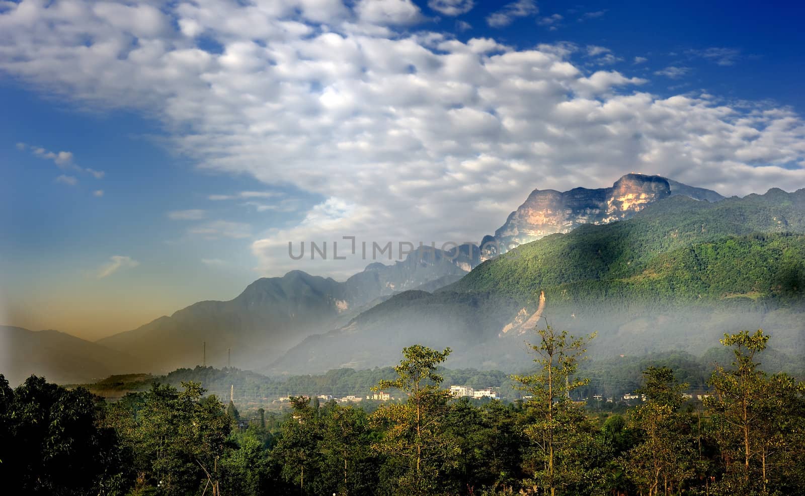 emei mountains in Sichuan,China.