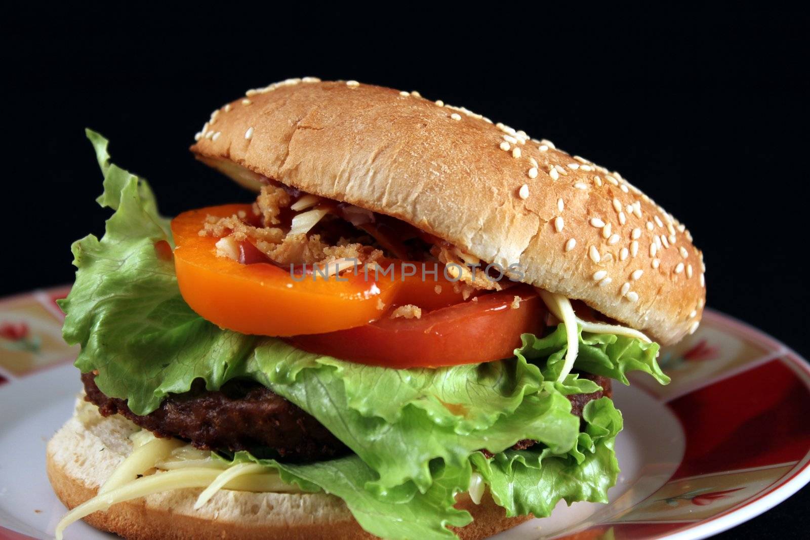 american burger  by Teka77