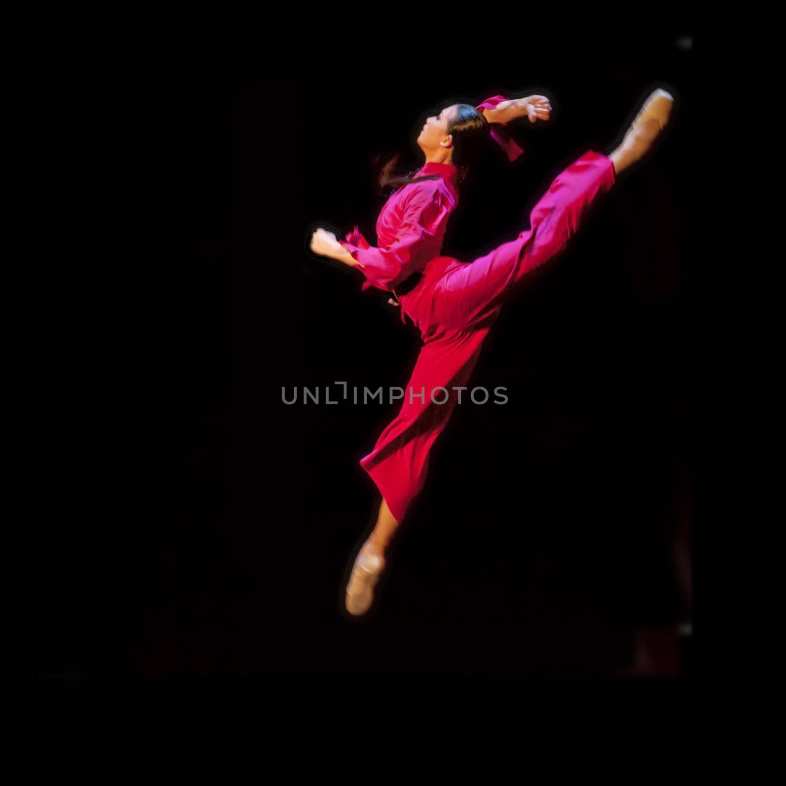 CHENGDU - SEP 5: The national ballet of china perform The Red Detachment of Women at SICHUAN coliseum SEP 5, 2010 in Chengdu, China.