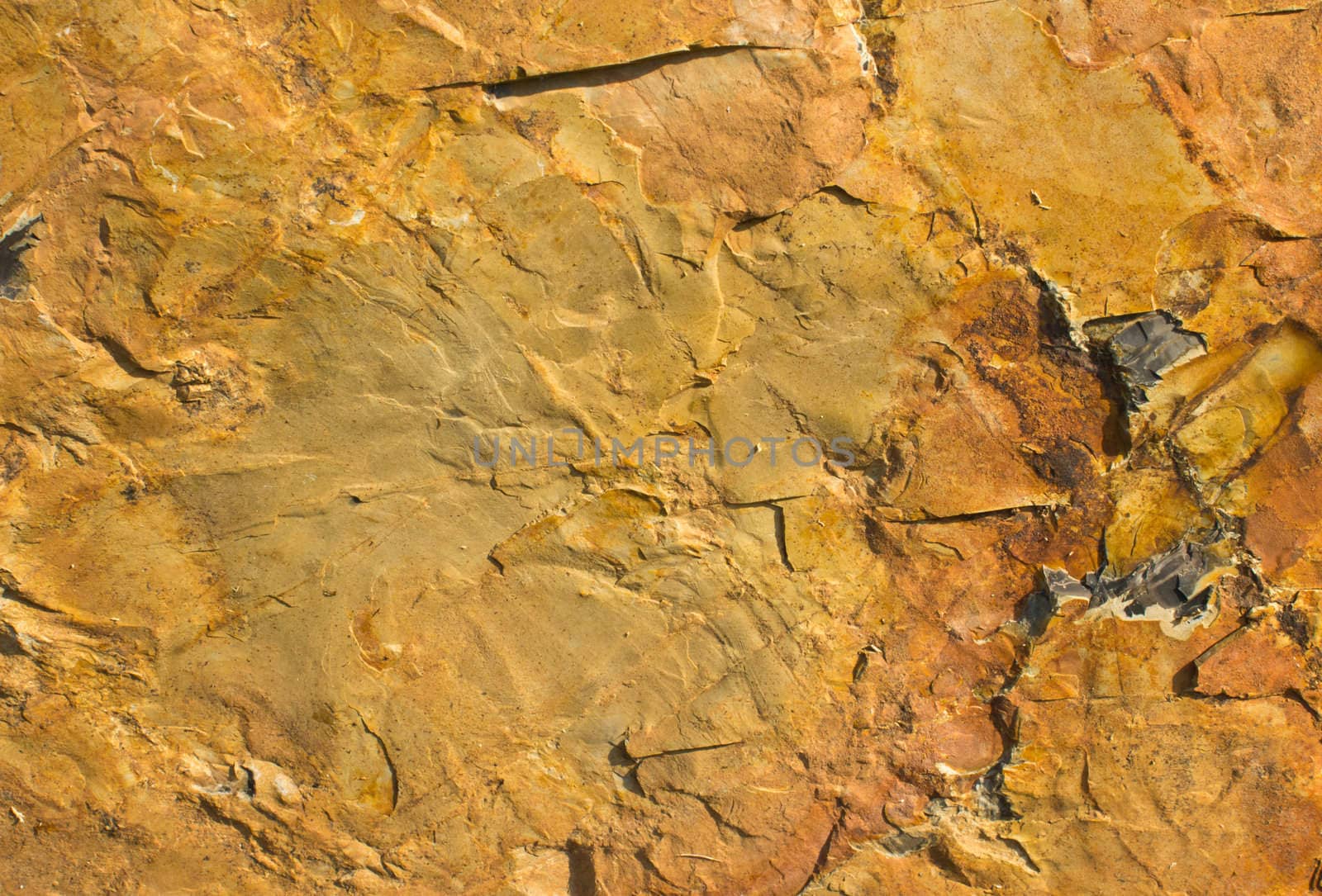 Texture of brown stone. With a beautiful patterns.