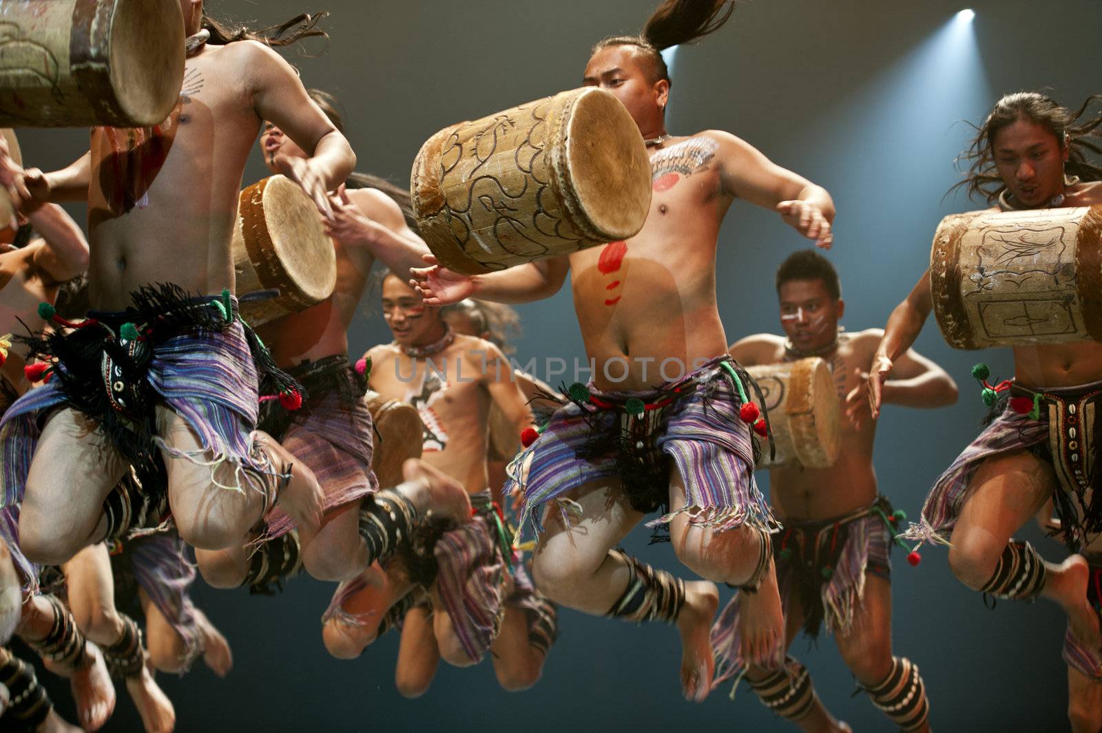 Jumping chinese national dancers by jackq
