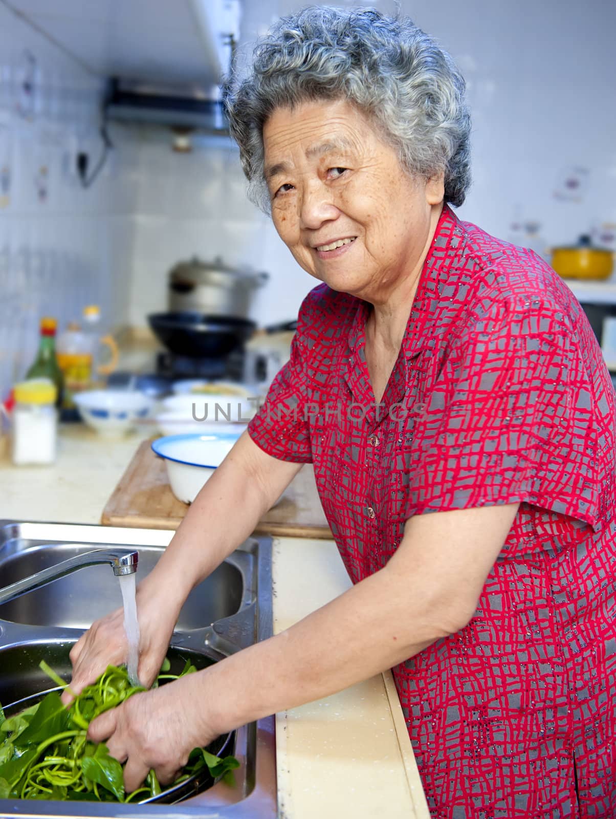 cooking grandmother