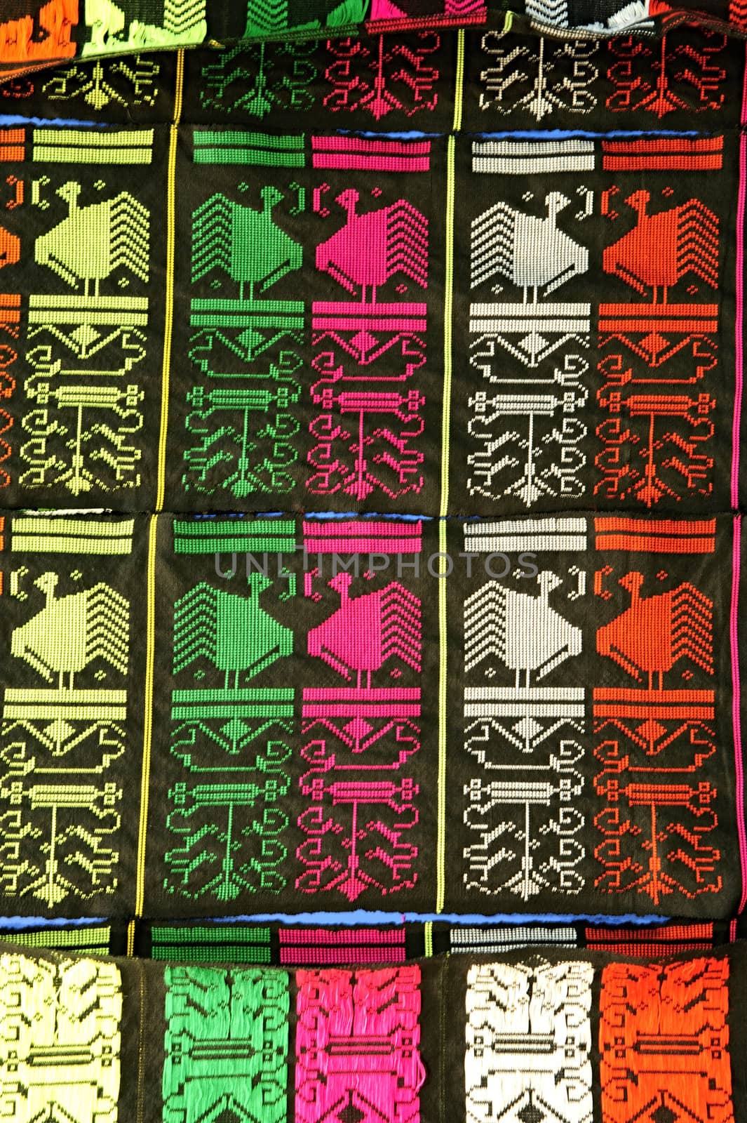 beautiful african cloth with rich pattern from Guinea-Bissau by jackq