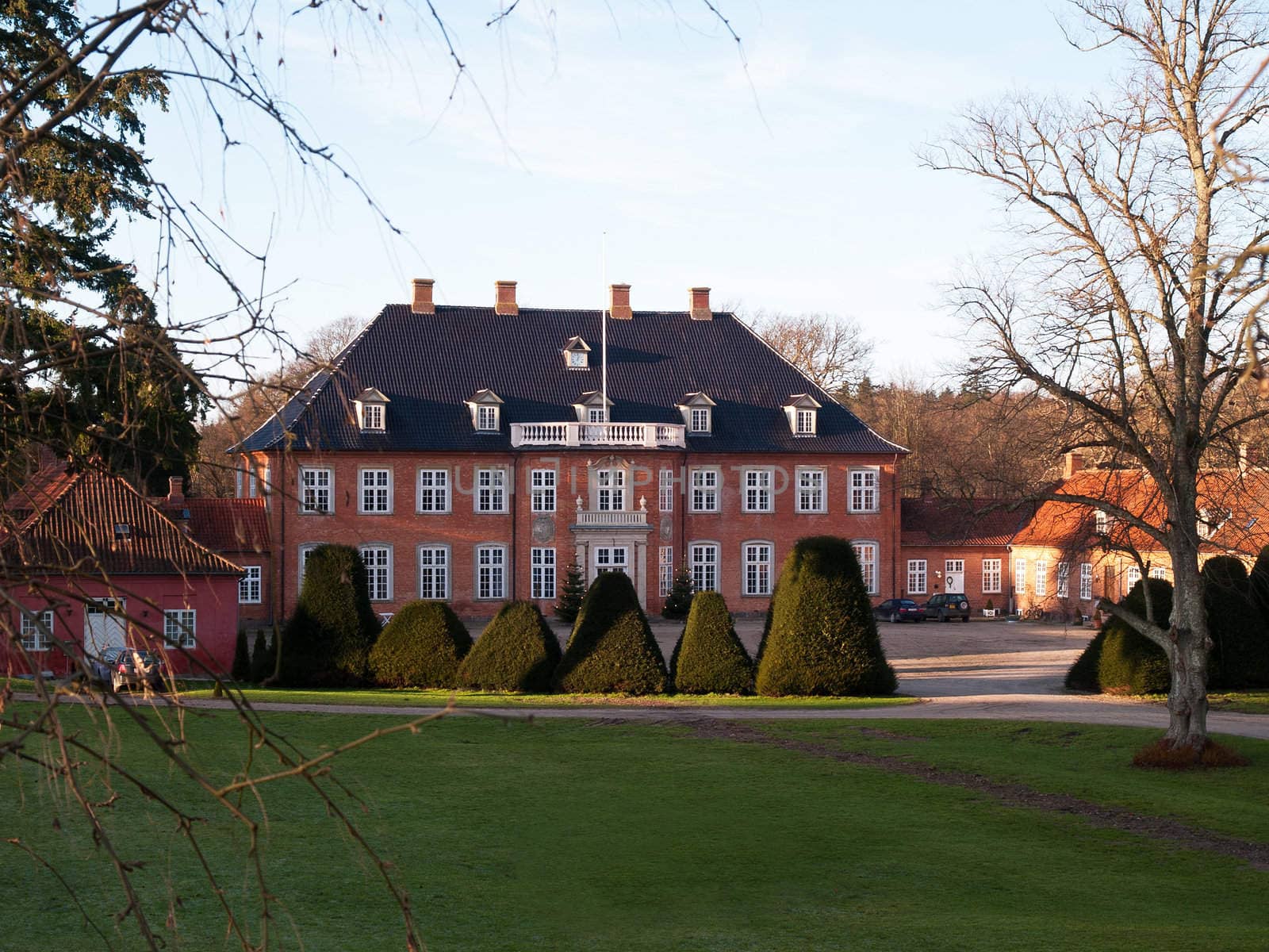 Big beautiful classical design mansion house estate Denmark