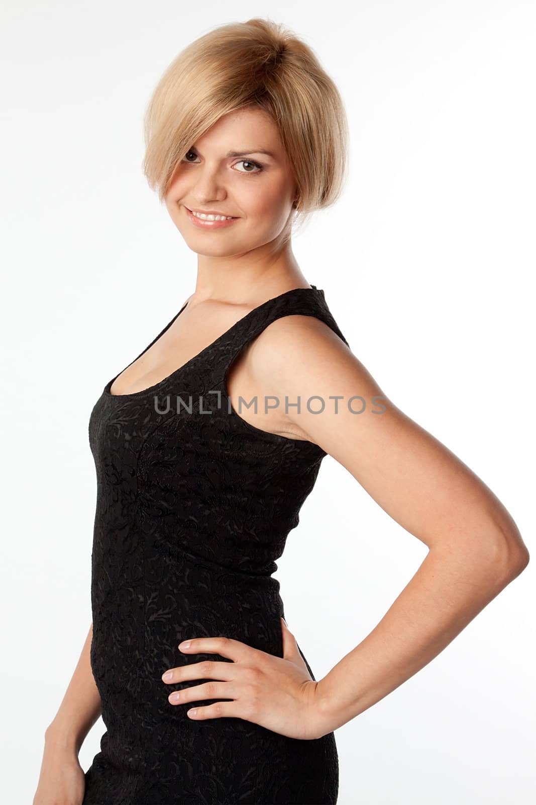 Portrait of a young and beautiful girl