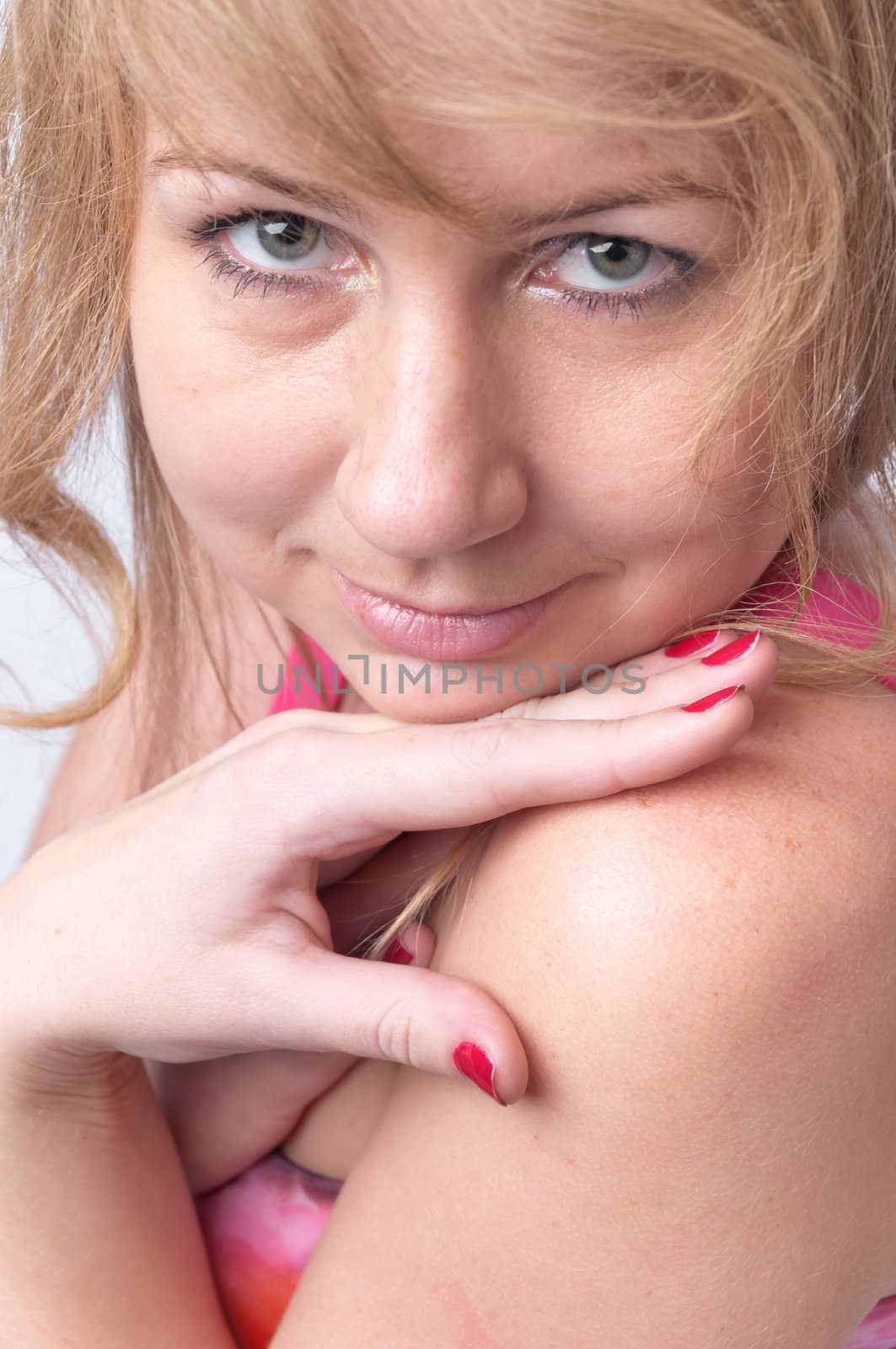 Portrait of a young and beautiful girl