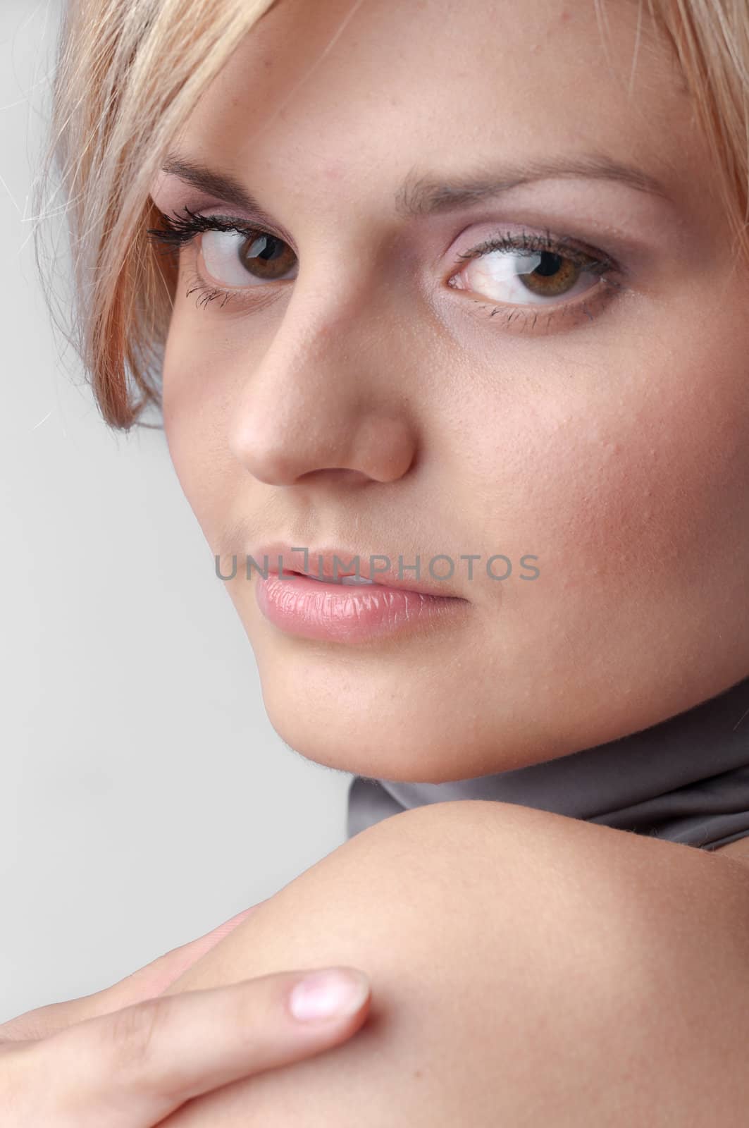 Portrait of a young and beautiful girl