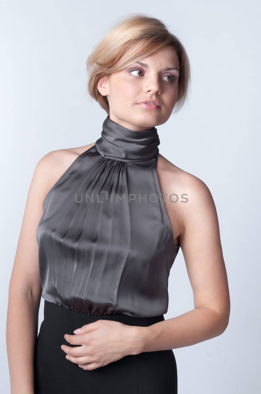 Portrait of a young and beautiful girl