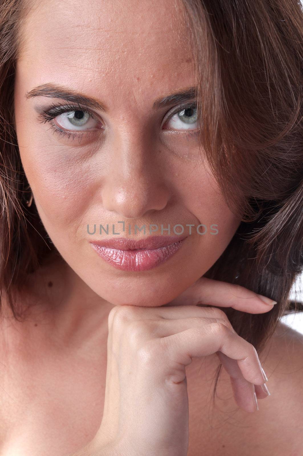 Portrait of a young and beautiful girl