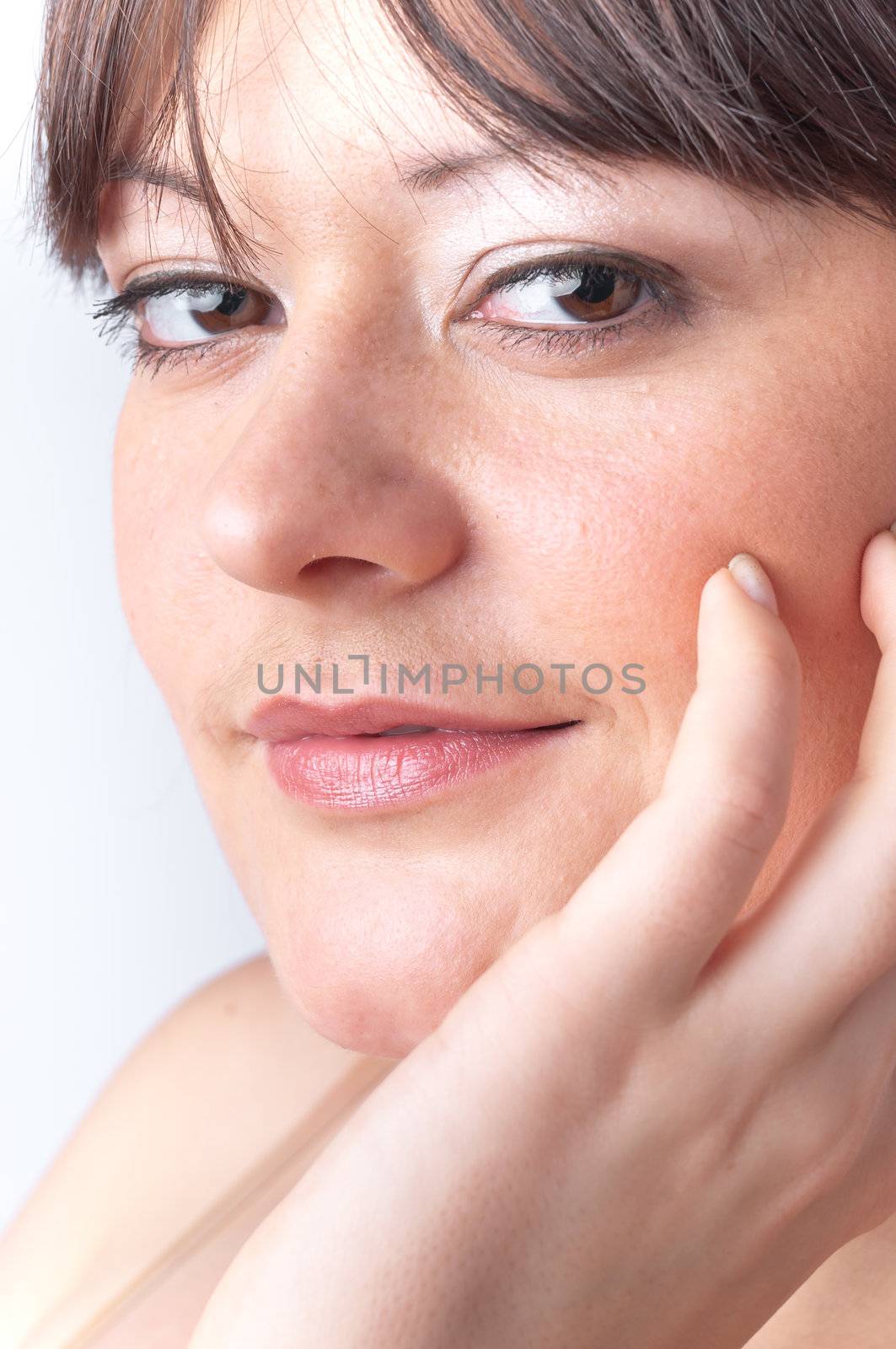 Portrait of a young and beautiful girl