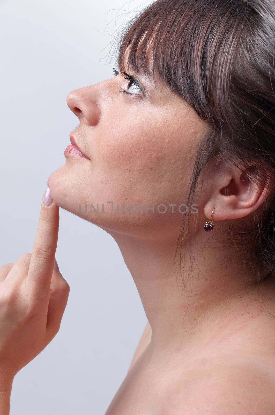 Portrait of a young and beautiful girl