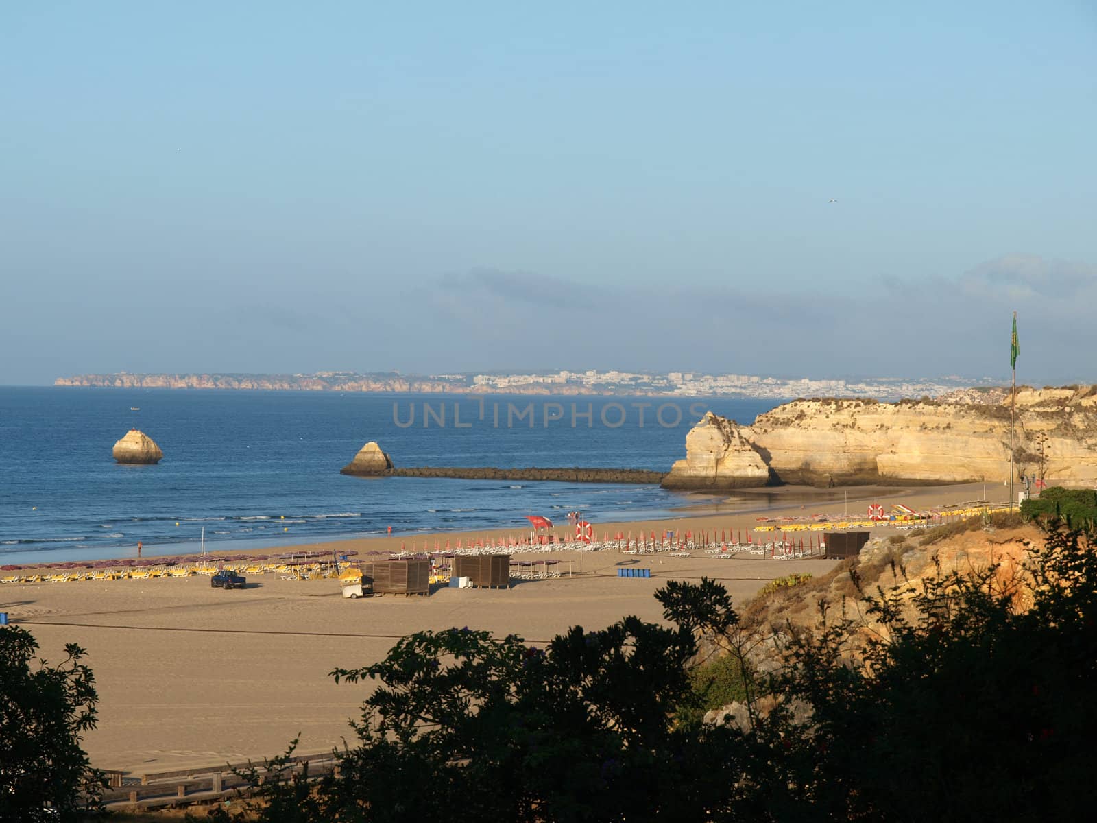  Beach of Praia da Rocha in Portimao, Algarve, Portugal