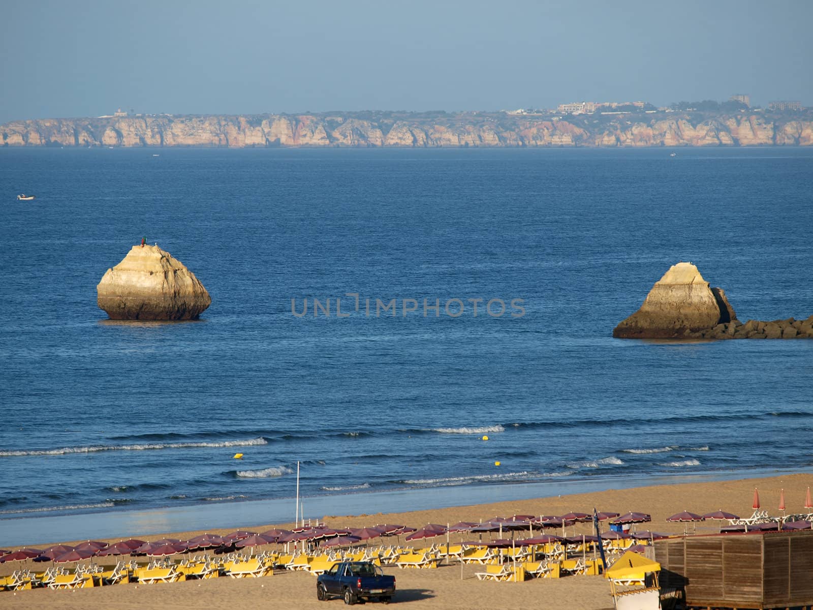  Beach of Praia da Rocha in Portimao, Algarve, Portugal