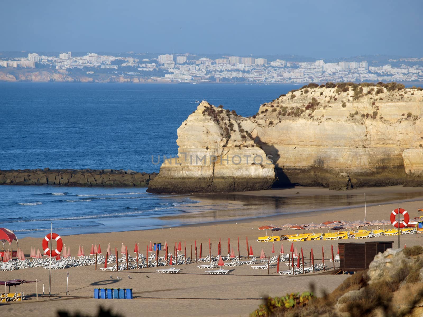  Beach of Praia da Rocha in Portimao, Algarve, Portugal