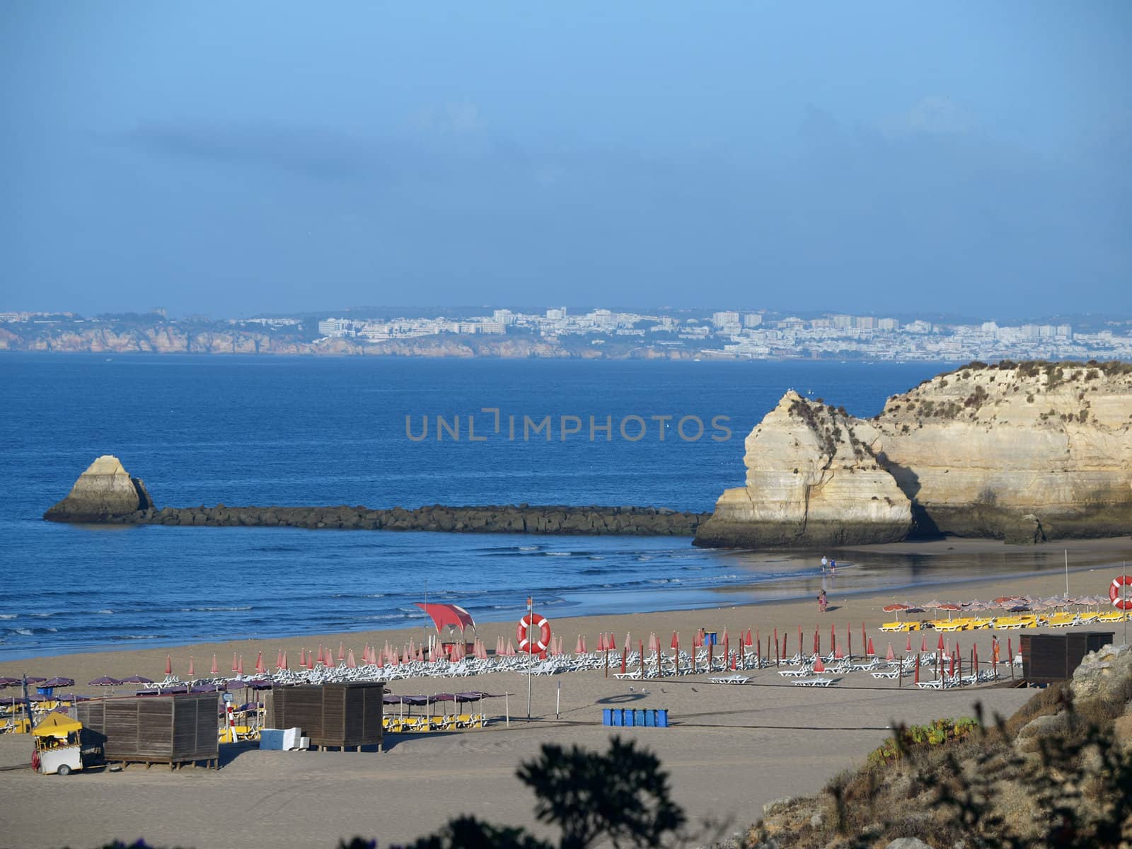  Beach of Praia da Rocha in Portimao, Algarve, Portugal